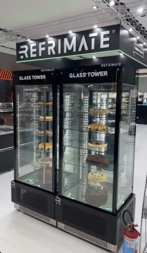 Vitrines Refrigeradas Verticais Glass Tower Refrimate 