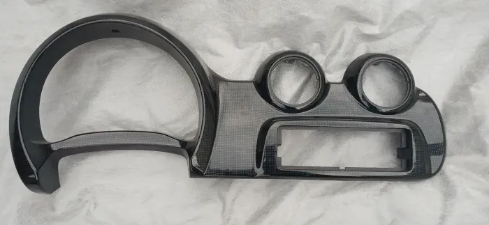 Moldura Painel Uno Sporting 2011-15 fibra carbono 