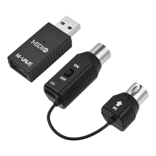 Sistema Midi sem fio USB 5 pinos - M-Vave  