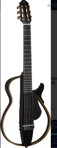 Violão Elétrico Nylon Yamaha Silent SLG200N TBL Translucent Black