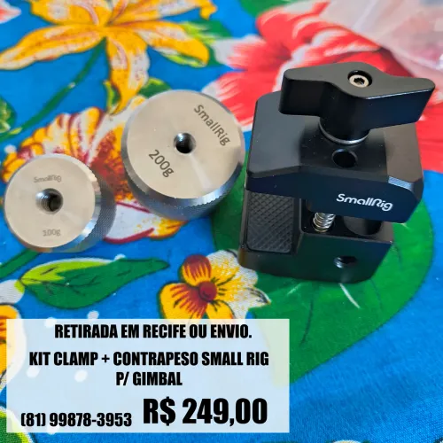 Kit Clamp + Contrapeso SmallRig p/ Gimbal*Leia