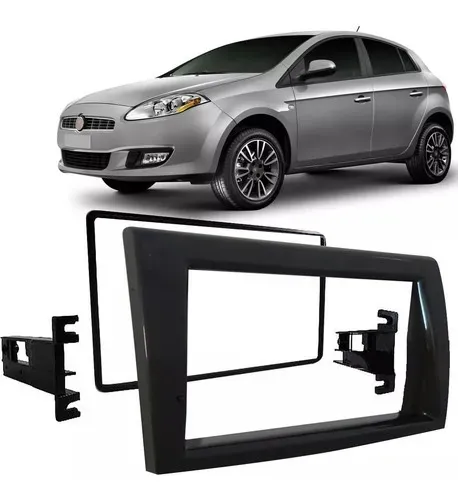 Moldura De Dvd Multimídia Painel 2 Din Fiat Bravo
