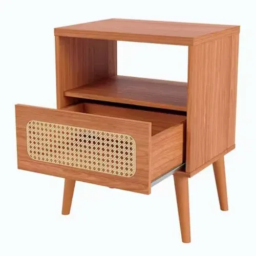 Mesa de Cbeceira 100%MDF  com Tela Sintética.