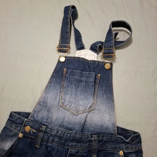 Jardineira jeans TAM 38