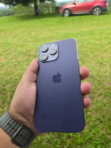 IPhone 14 PRO MAX 256 gb CHIP FÍSICO Aceito troca passo cartão