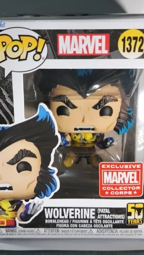Wolverine Funko POP! - 1372 - x-men fatal attractions boneco marvel comics collector corps