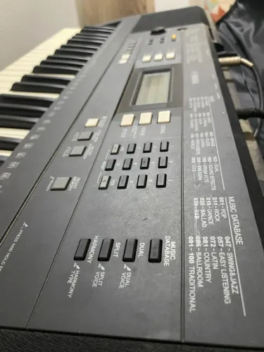 Teclado yamaha psr e343 capa pedais baixou 