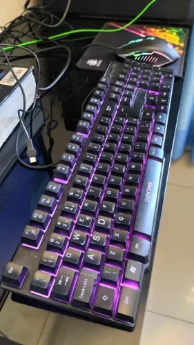 Combo Gamer Punch - Teclado e Mouse com fio