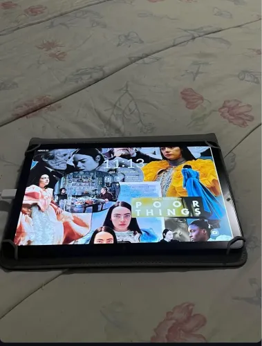 Tablet Samsung A9 + Teclado e mouse e carregador original 
