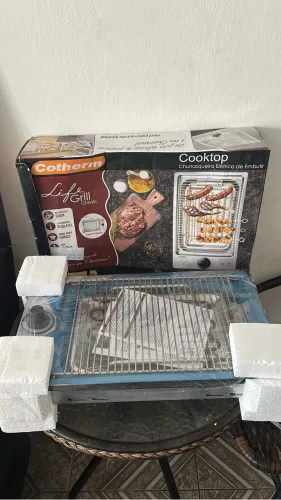 Grill elétrico cooktop