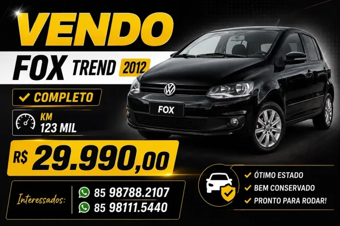 Volkswagen Fox 1.0 MI Total Flex 8V 5P 2012
