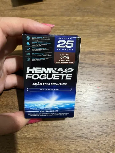 VENDO HENNA DE SOBRANCELHA LACRADA  paguei 35 vendo por 20