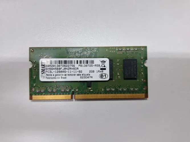 Memória RAM SMART 2GB DDR3L 1600MHz Notebook (SO-DIMM)