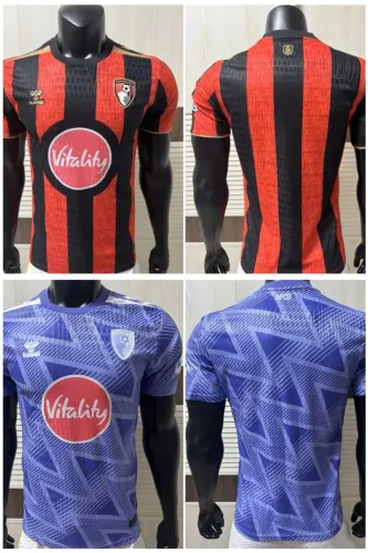 Camisa Bournemouth Hummel 2026 / 2027 Rayan Kluivert Kroupi Home ou Away P.V