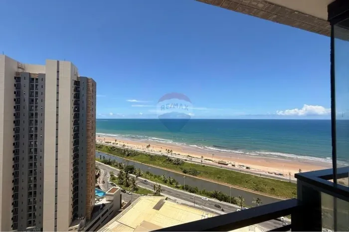 ALUGUEL  OCEAN HOUSE JAGUARIBE | 61 m2- 2 QUARTOS COM VISTA MAR |LOCAÇÃO TOTALMENTE MOBILI
