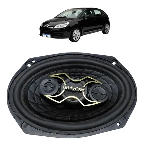 Alto Falante Bravox 69 Citroen C4 Hatch 2011 1.6 B4x69 Uzad0 Preto
