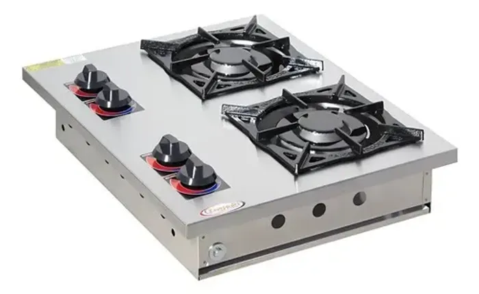 Cooktop Industrial Inox 2 bocas itajobi NOVO NA CAIXA