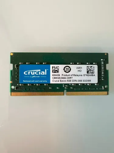 Memoria RAM CRUCIAL DDR4 8Gb 2666