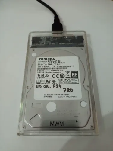 HD Externo 1tb toshiba para pc ou videogame