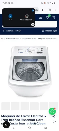 Máquina de lavar