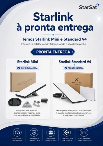 Starlink mini e Padrao V4