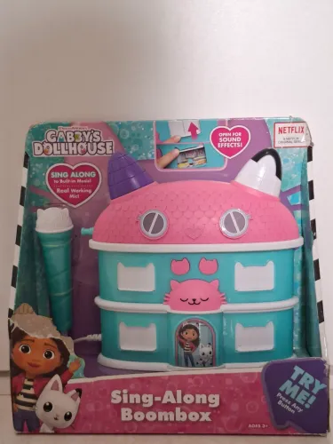 Alto-falante Karaoke Boombox eKids Sing Along com Microfone Gabby