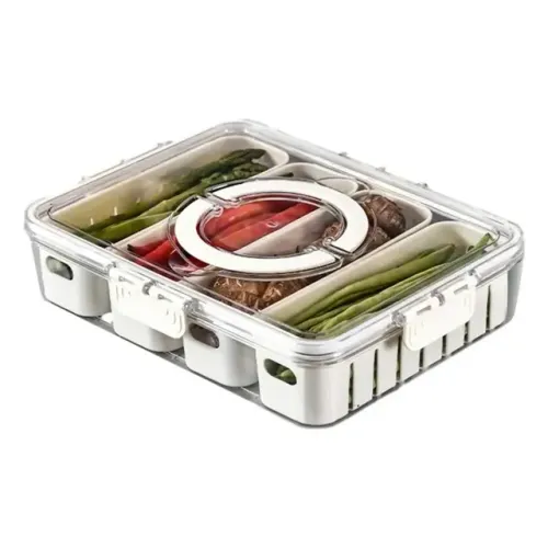 Organizador de Geladeira 4 Divisórias B-Max BM-F1278 - WZetta