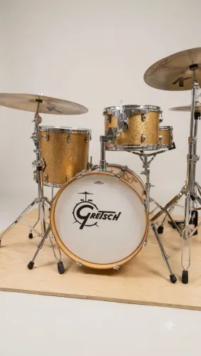 Bateria GRETSCH CATALINA CLUB usada instrumento (FERRAGENS A NEGOCIAR)