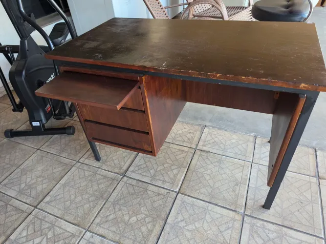 Mesa Escritório Madeira Maciça + Entrega gratis na Hora 