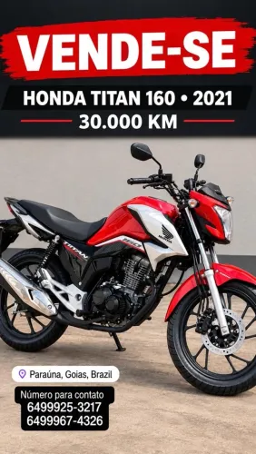 Honda CG 160 Titan S Flex 2021