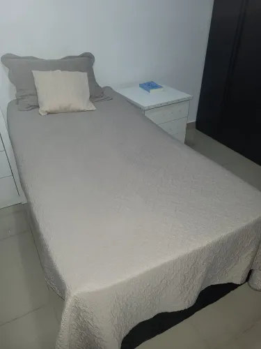 Cama solteiro completa Colchão orthoflex + box sonolíder
