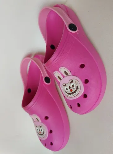 Babuche infantil monstrinhos n°31/32, Rosa