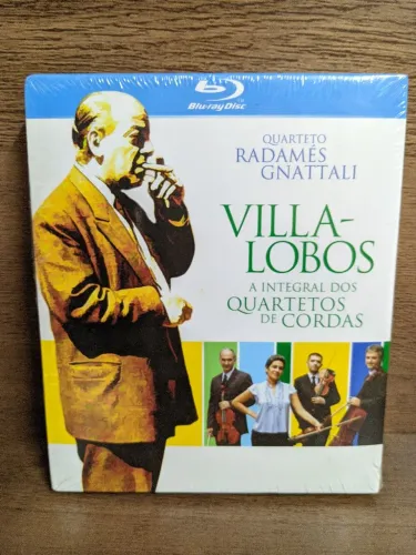 Blu-ray Villa-Lobos - A Integral dos Quartetos de Cordas (Lacrado)