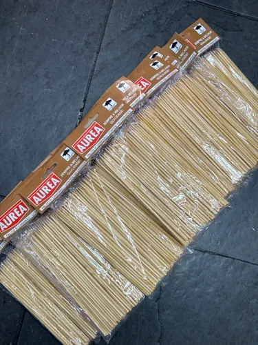 2600 Espetos Palito Camarão de Madeira 18cm - 26pct de 100un.