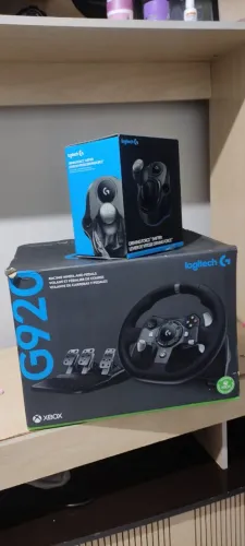 Volante Gamer G920 Driving Force Para Xbox E Pc Logitech G Preto