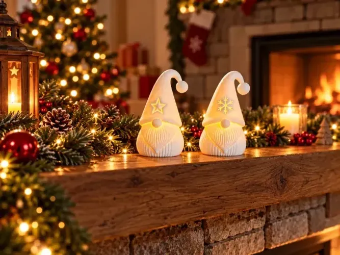  ENCANTE SUA CASA NESTE NATAL COM UM GNOMO QUE BRILHA! 