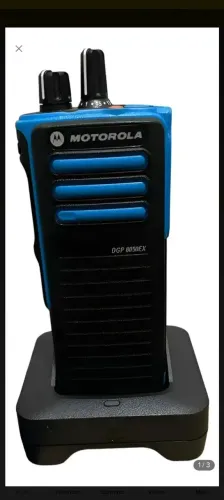 4 Radio Motorola Mototrbo Dgp 8050ex Vhf Nf-e Seminovo 3 bateria mas base de carregar