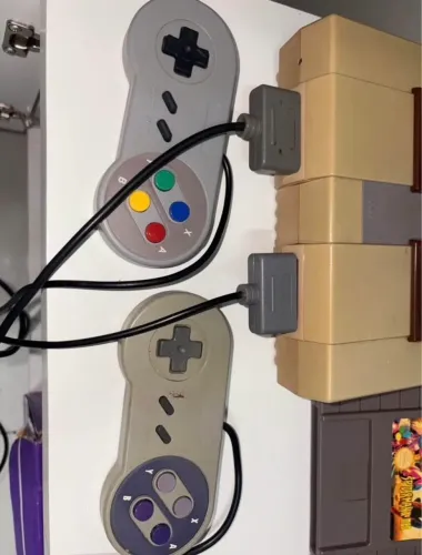 Super Nintendo dois controles