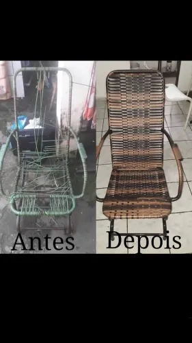 PROMOÇÃO: Reforma de cadeira de balanço