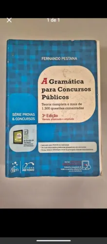  livro gramática para concursos públicos ( Fernando pestana )