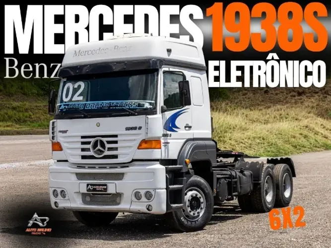 Mercedes-Benz 1938 Cavalo 6x2 Bug Pesado, Pneus 295/80 e Pintura Nova