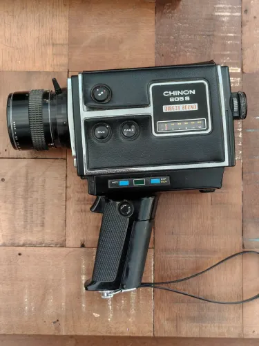 Filmadora Super 8 Chinon 805 S Direct Sound - Vintage / Colecionador