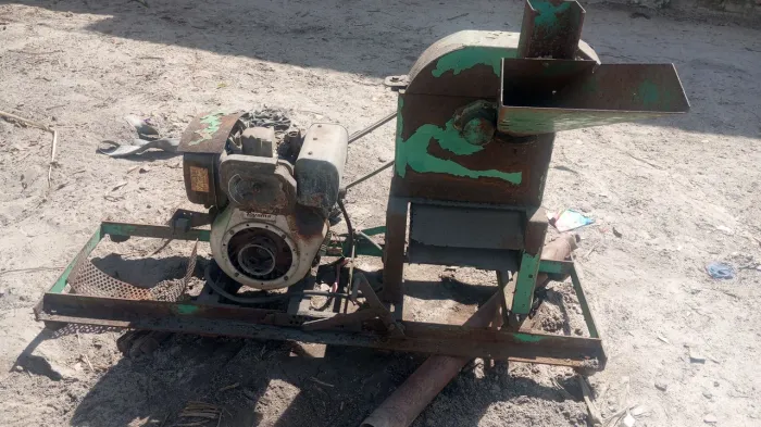 Forrageira motor a diesel