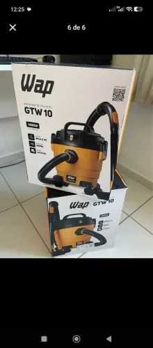 Aspirador Wap água e pó 10 litros
