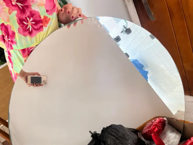 Espelho 90cm enorme mesmo!