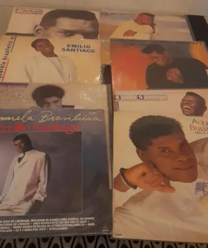 LPS EMILIO SANTIAGO Aquarela do Brasil 8 titulos (combo)