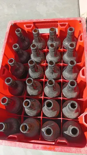 Caixa de cerveja com 24 garrafas o conjunto 25.00