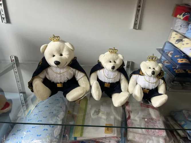 Urso decorativo para quarto de bebê 