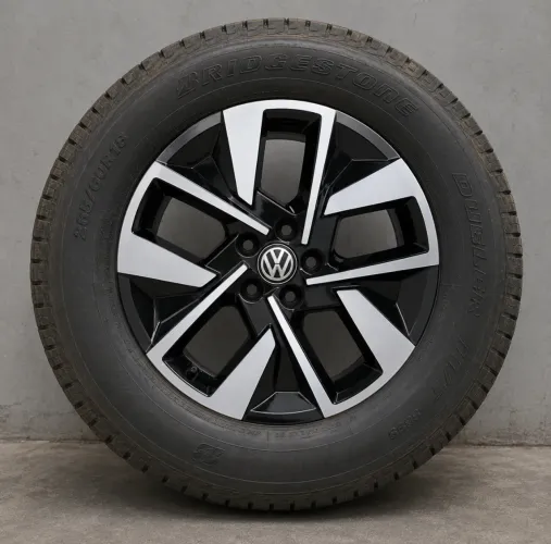 Rodas aro 18 Amarok v6 novas + pneus Bridgestone seminovos 90%