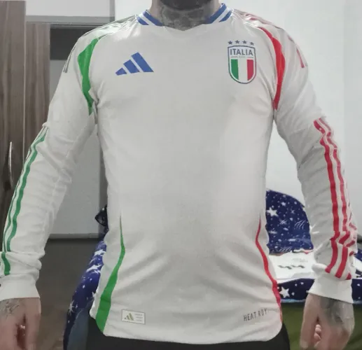 Camisa italia manga longa
